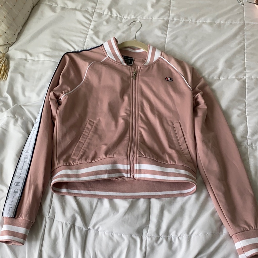 Baby pink champion jacket